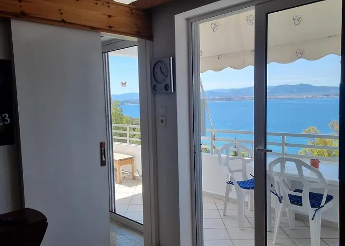 Atlas With Private And Seaview Blue * Loutráki